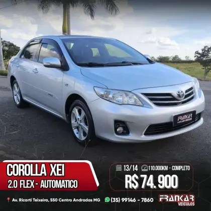 TOYOTA COROLLA 2.0 XEI 16V FLEX 4P AUTOMÁTICO