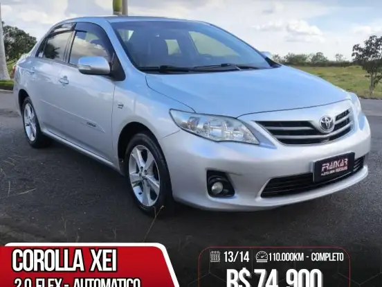 TOYOTA-COROLLA-2.0 XEI 16V FLEX 4P AUTOMÁTICO TOYOTA-COROLLA-2013
