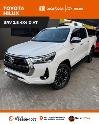 TOYOTA HILUX 2.8 D-4D TURBO DIESEL CD SRV 4X4 AUTOMÁTICO