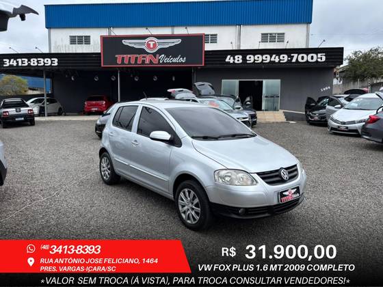 VOLKSWAGEN FOX 1.6 MI PLUS 8V FLEX 4P MANUAL