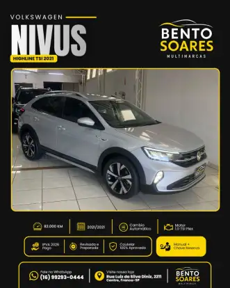 VOLKSWAGEN-NIVUS-1.0 200 TSI TOTAL FLEX HIGHLINE AUTOMÁTICO VOLKSWAGEN-NIVUS-2021