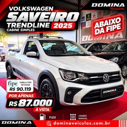 VOLKSWAGEN SAVEIRO 1.6 MSI TRENDLINE CS 16V FLEX 2P MANUAL