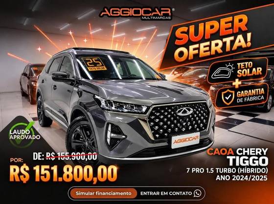 CAOA CHERY TIGGO 7 PRO 1.5 TCI FLEX HYBRID MAX DRIVE CVT