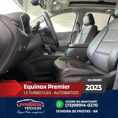 CHEVROLET-EQUINOX-1.5 16V TURBO GASOLINA PREMIER AWD AUTOMÁTICO CHEVROLET-EQUINOX-2022
