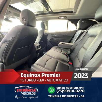 CHEVROLET-EQUINOX-1.5 16V TURBO GASOLINA PREMIER AWD AUTOMÁTICO CHEVROLET-EQUINOX-2022