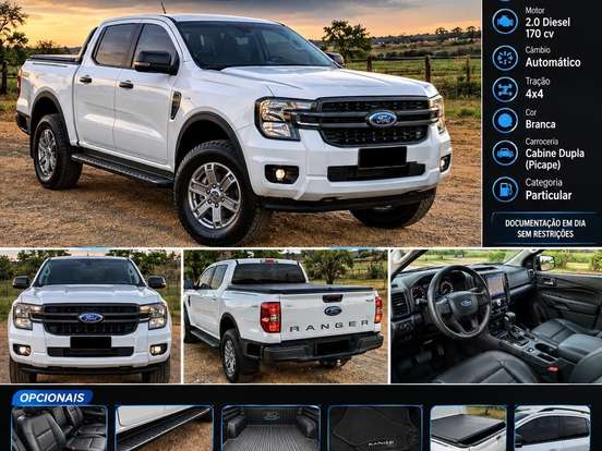 FORD-RANGER-2.0 TURBO DIESEL CD XLS 4X4 AUTOMÁTICO FORD-RANGER-2024