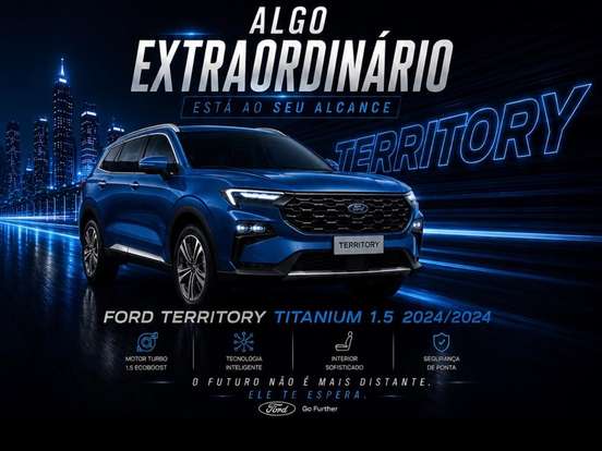 FORD-TERRITORY-1.5 ECOBOOST GTDI GASOLINA TITANIUM AUTOMÁTICO FORD-TERRITORY-2024