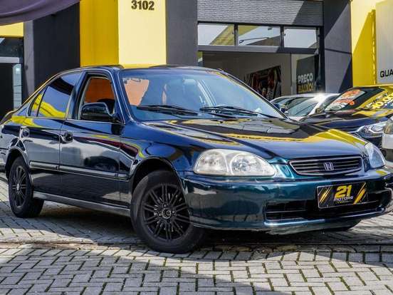 HONDA-CIVIC-1.6 EX 16V GASOLINA 4P AUTOMÁTICO HONDA-CIVIC-1998