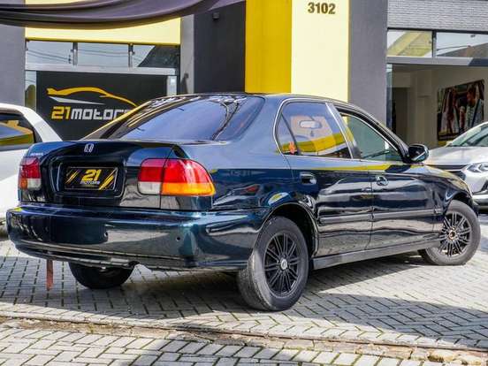 HONDA-CIVIC-1.6 EX 16V GASOLINA 4P AUTOMÁTICO HONDA-CIVIC-1998