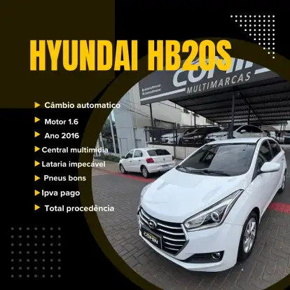HYUNDAI-HB20S-1.6 PREMIUM 16V FLEX 4P AUTOMÁTICO HYUNDAI-HB20S-2016