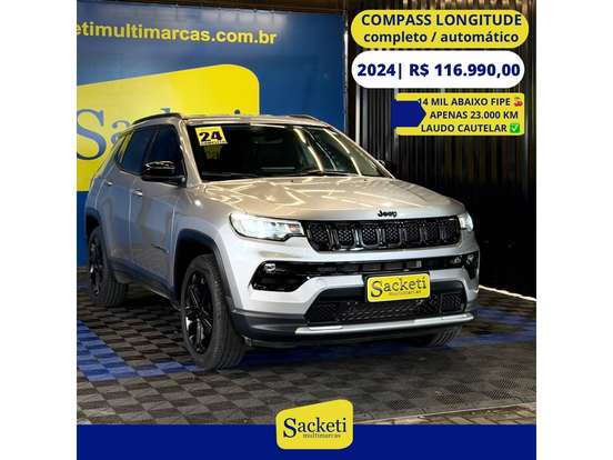 JEEP-COMPASS-1.3 T270 TURBO FLEX LONGITUDE AT6 JEEP-COMPASS-2023