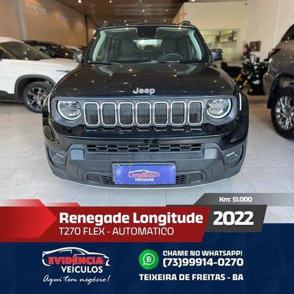 JEEP RENEGADE 1.3 T270 TURBO FLEX LONGITUDE AT6