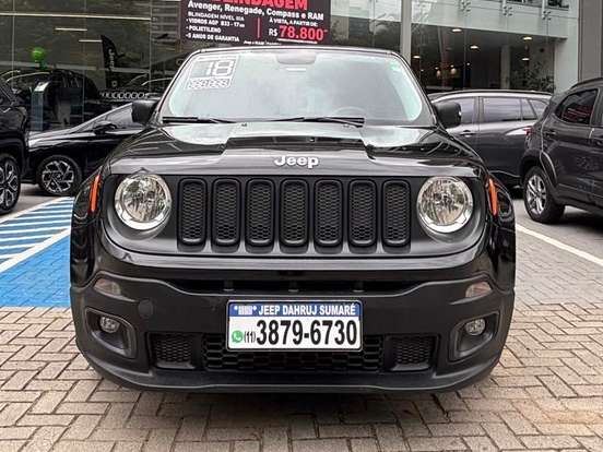 JEEP-RENEGADE-1.8 16V FLEX 4P AUTOMÁTICO JEEP-RENEGADE-2018