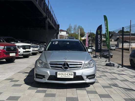 MERCEDES-BENZ-C 180-1.6 CGI SPORT 16V TURBO GASOLINA 4P AUTOMÁTICO MERCEDES-BENZ-C 180-2013