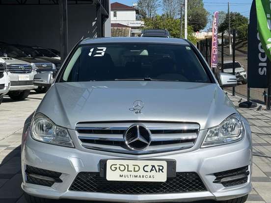 MERCEDES-BENZ-C 180-1.6 CGI SPORT 16V TURBO GASOLINA 4P AUTOMÁTICO MERCEDES-BENZ-C 180-2013