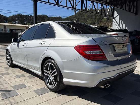 MERCEDES-BENZ-C 180-1.6 CGI SPORT 16V TURBO GASOLINA 4P AUTOMÁTICO MERCEDES-BENZ-C 180-2013