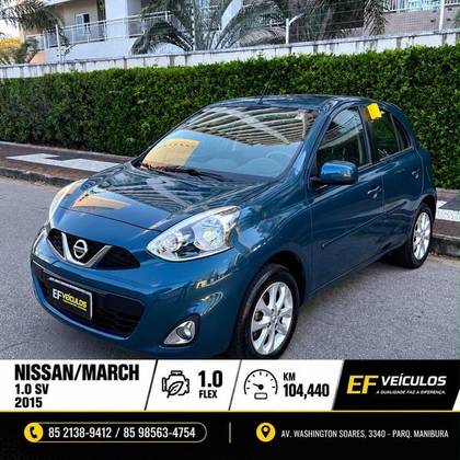NISSAN MARCH 1.0 SV 12V FLEX 4P MANUAL