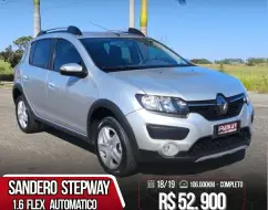 RENAULT SANDERO 1.6 16V SCE FLEX STEPWAY DYNAMIQUE EASY-R RENAULT SANDERO 1.6 16V SCE FLEX STEPWAY DYNAMIQUE EASY-R