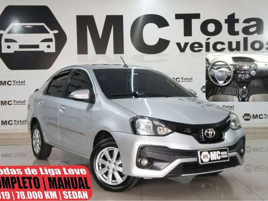 TOYOTA-ETIOS-1.5 X PLUS SEDAN 16V FLEX 4P MANUAL TOYOTA-ETIOS-2018
