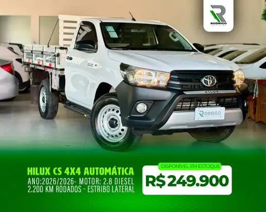 TOYOTA-HILUX-2.8 D-4D TURBO DIESEL CS 4X4 AUTOMÁTICO TOYOTA-HILUX-2026