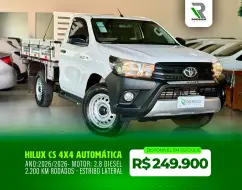 TOYOTA HILUX 2.8 D-4D TURBO DIESEL CS 4X4 AUTOMÁTICO TOYOTA HILUX 2.8 D-4D TURBO DIESEL CS 4X4 AUTOMÁTICO