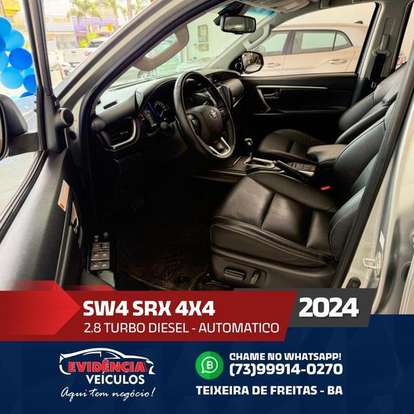 TOYOTA-HILUX SW4-2.8 D-4D TURBO DIESEL SRX 4X4 AUTOMÁTICO TOYOTA-HILUX SW4-2023
