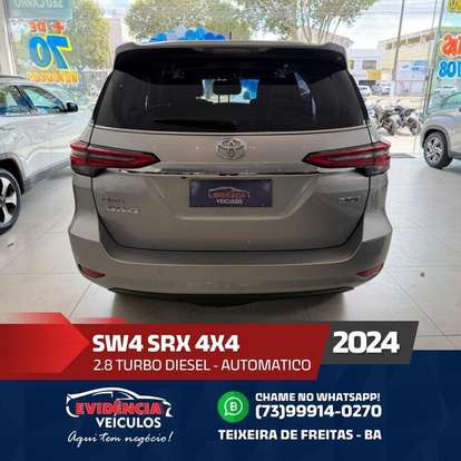 TOYOTA-HILUX SW4-2.8 D-4D TURBO DIESEL SRX 4X4 AUTOMÁTICO TOYOTA-HILUX SW4-2023