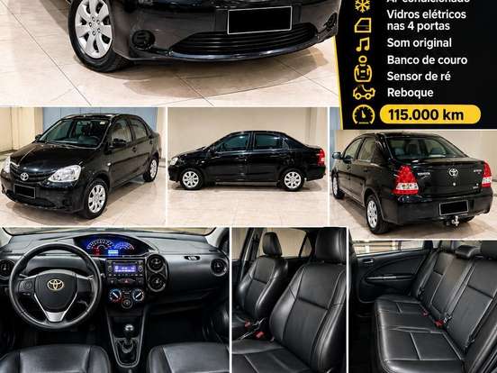 TOYOTA-ETIOS-1.5 XS SEDAN 16V FLEX 4P MANUAL TOYOTA-ETIOS-2015