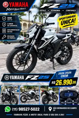 YAMAHA-FZ25 FAZER CONNECTED ABS-2026