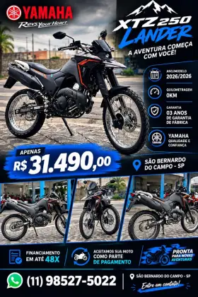 YAMAHA XTZ 250 LANDER CONNECTED 