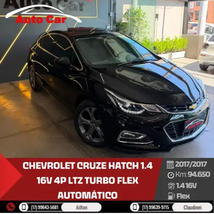 CHEVROLET CRUZE 1.4 TURBO LTZ 16V FLEX 4P AUTOMÁTICO
