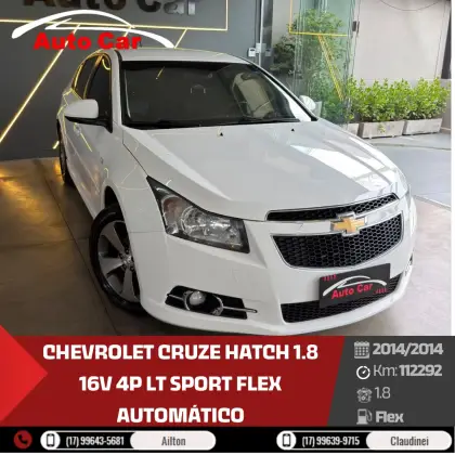 CHEVROLET CRUZE 1.8 LT 16V FLEX 4P AUTOMÁTICO