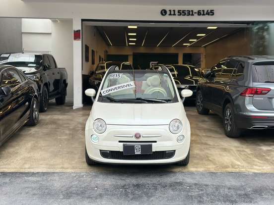 FIAT-500-1.4 CABRIO 8V FLEX 2P AUTOMATIZADO FIAT-500-2015