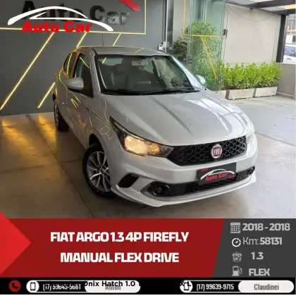 FIAT ARGO 1.3 FIREFLY FLEX DRIVE MANUAL