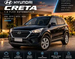 HYUNDAI CRETA 1.6 16V FLEX ATTITUDE AUTOMÁTICO HYUNDAI CRETA 1.6 16V FLEX ATTITUDE AUTOMÁTICO