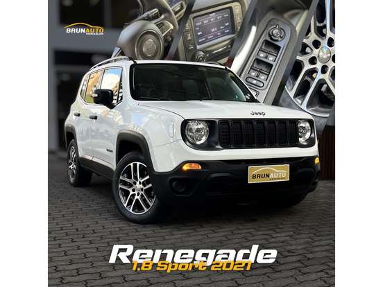 JEEP-RENEGADE-1.8 16V FLEX SPORT 4P AUTOMÁTICO JEEP-RENEGADE-2021