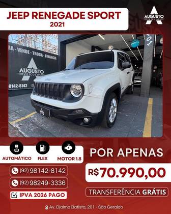 JEEP RENEGADE 1.8 16V FLEX SPORT 4P AUTOMÁTICO