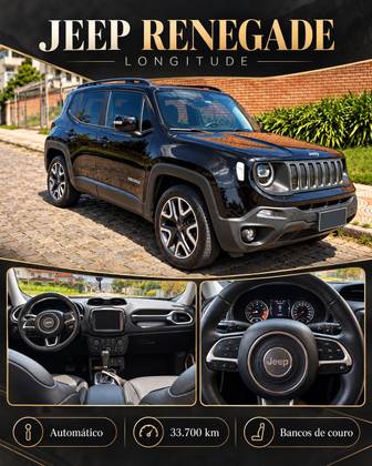 JEEP RENEGADE 1.8 16V FLEX LONGITUDE 4P AUTOMÁTICO