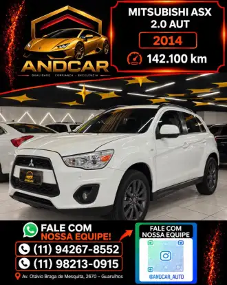 MITSUBISHI-ASX-2.0 4X2 16V GASOLINA 4P AUTOMÁTICO MITSUBISHI-ASX-2013