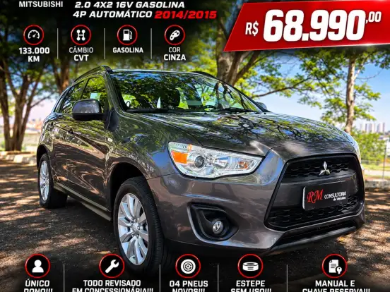 MITSUBISHI-ASX-2.0 4X2 16V GASOLINA 4P AUTOMÁTICO MITSUBISHI-ASX-2014