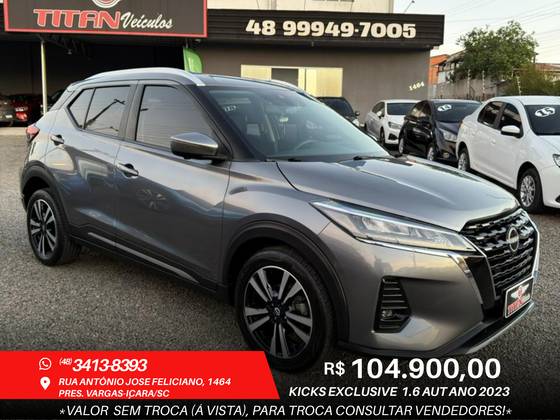 NISSAN KICKS 1.6 16V FLEXSTART EXCLUSIVE XTRONIC