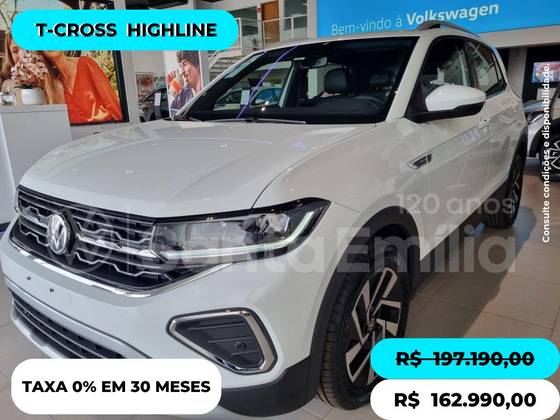 VOLKSWAGEN T-CROSS 1.4 250 TSI TOTAL FLEX HIGHLINE AUTOMÁTICO