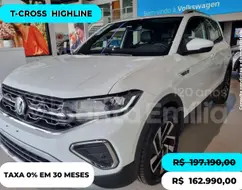 VOLKSWAGEN T-CROSS 1.4 250 TSI TOTAL FLEX HIGHLINE AUTOMÁTICO VOLKSWAGEN T-CROSS 1.4 250 TSI TOTAL FLEX HIGHLINE AUTOMÁTICO