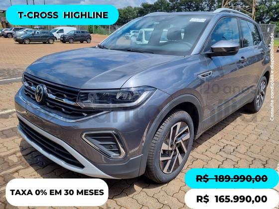 VOLKSWAGEN T-CROSS 1.4 250 TSI TOTAL FLEX HIGHLINE AUTOMÁTICO