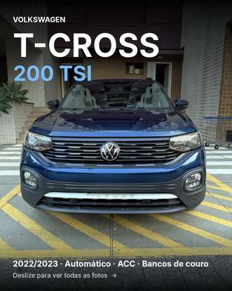 VOLKSWAGEN-T-CROSS-1.0 200 TSI TOTAL FLEX AUTOMÁTICO VOLKSWAGEN-T-CROSS-2022