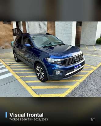 VOLKSWAGEN-T-CROSS-1.0 200 TSI TOTAL FLEX AUTOMÁTICO VOLKSWAGEN-T-CROSS-2022