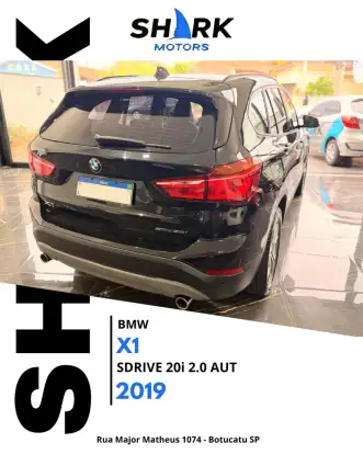 BMW-X1-2.0 16V TURBO ACTIVEFLEX SDRIVE20I 4P AUTOMÁTICO BMW-X1-2019