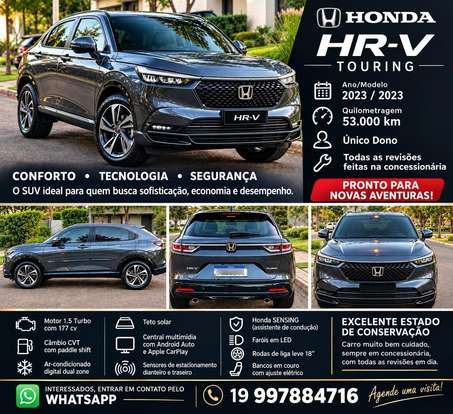 HONDA-HR-V-1.5 DI I-VTEC TURBO FLEX TOURING CVT HONDA-HR-V-2022