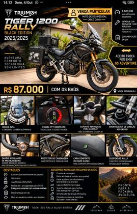 TRIUMPH TIGER 1200 BLACK EDITION 