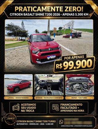 CITROËN BASALT 1.0 TURBO 200 FLEX SHINE CVT